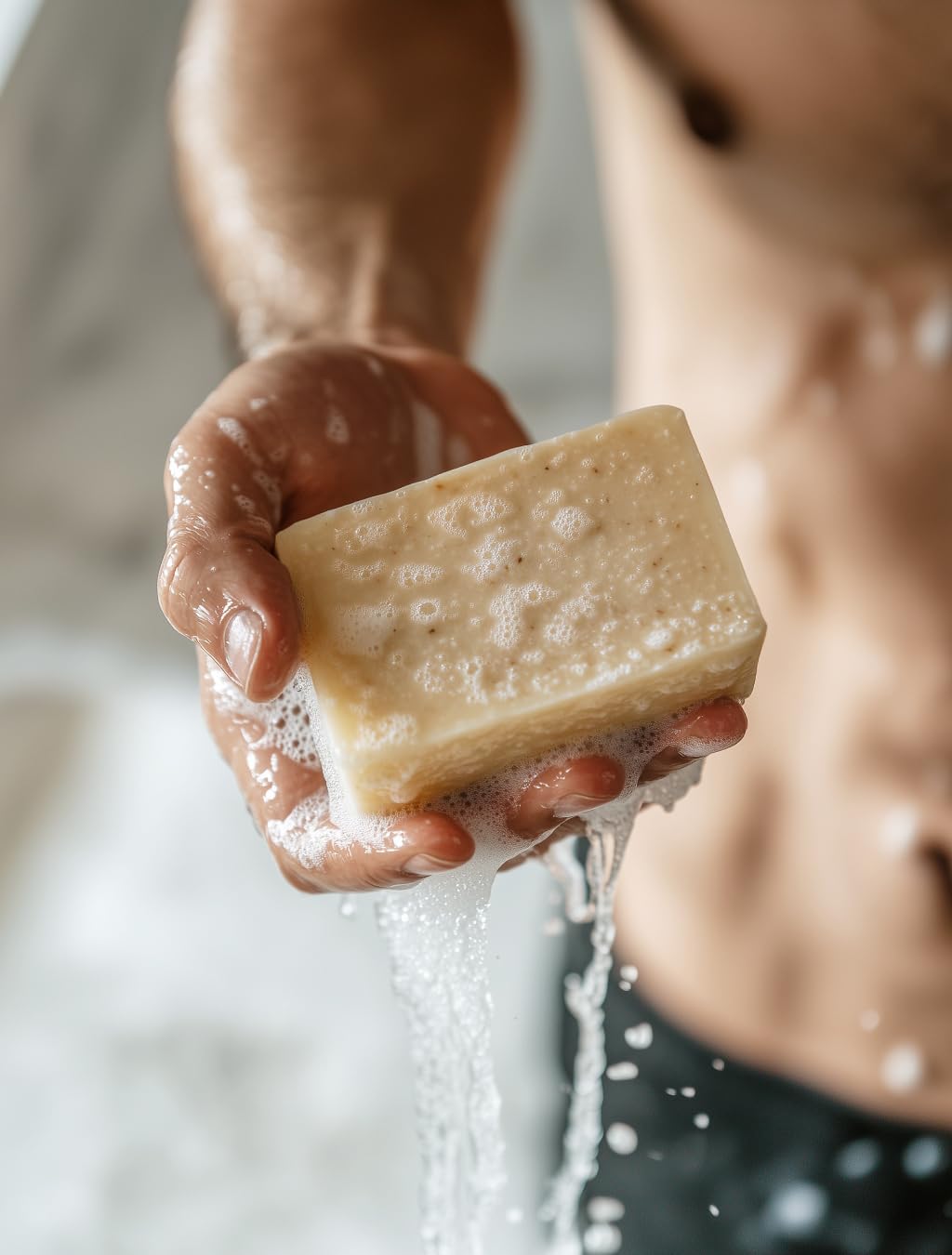 Crate 61, Handmade in Canada, Plant Based Cold Process Natural Bar Soap For Face And Body, With Premium Essential Oils, For Men And Women 3 Pack (Patchouli Lime)