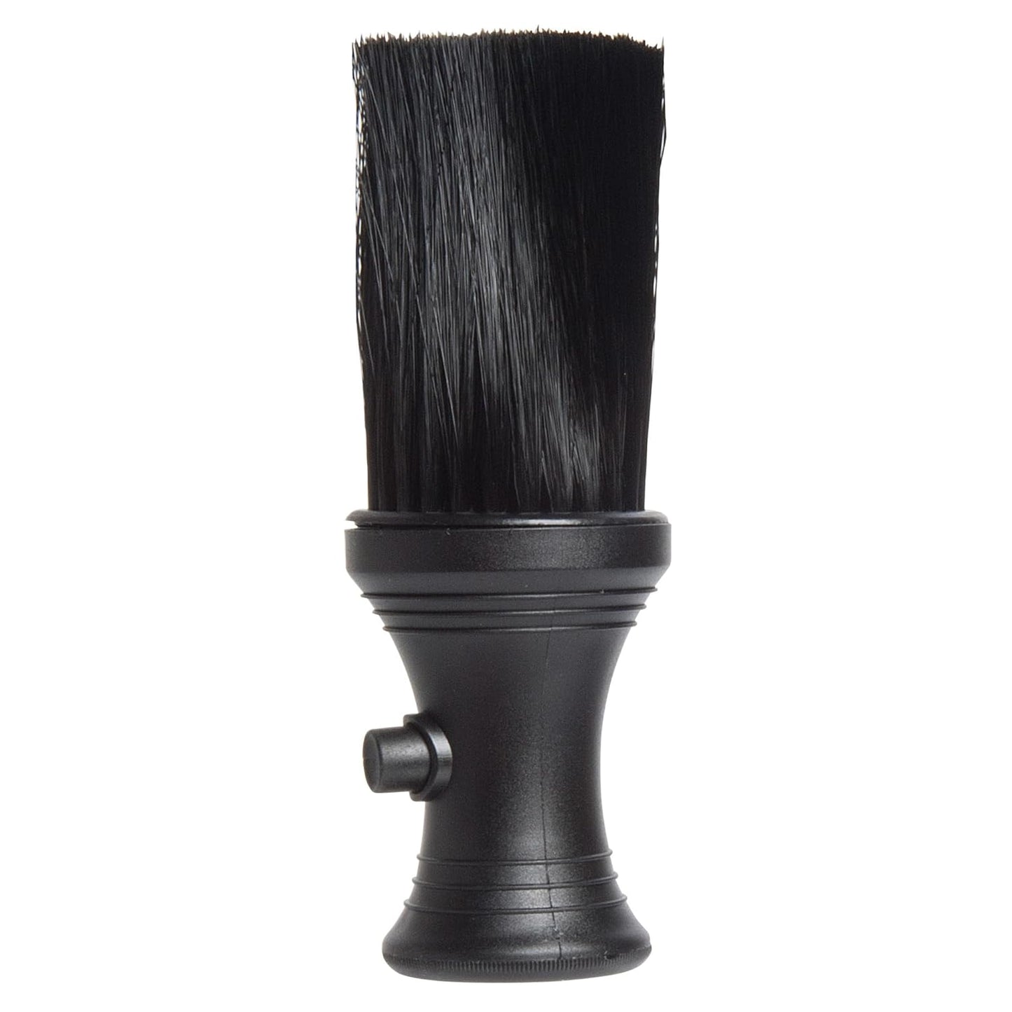 Diane Neck Duster with Powder Dispenser Barber and Salon Brush to Remove Loose Hair from Neckline and Ears, Soft Nylon Bristles, Stand Up Base, 6.25”