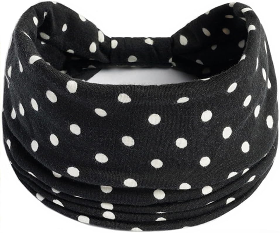 K-Elewon 3 Pack Women Wide Elastic Head Wrap Headband Sports yoga Hair Band