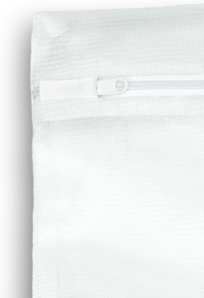 Fishers Finery Laundry Wash Bags with Zipper Closure - Durable Mesh Washing Bags for Delicates, Underwear, Storage, Bras (3 Pack)