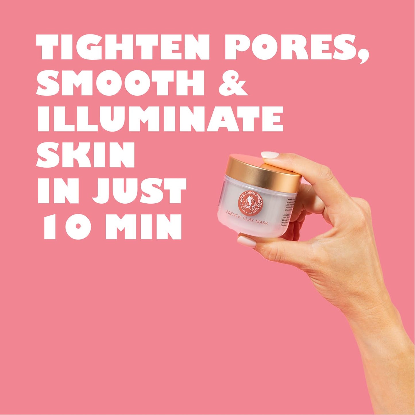 Detox Green Clay Mask for Face - 3-Clay Blend with Kaolin Volcanic Clay - Deep Pore Cleansing, Removes Excess Oil, Tightens Pores - Oil-Free, Paraben-Free