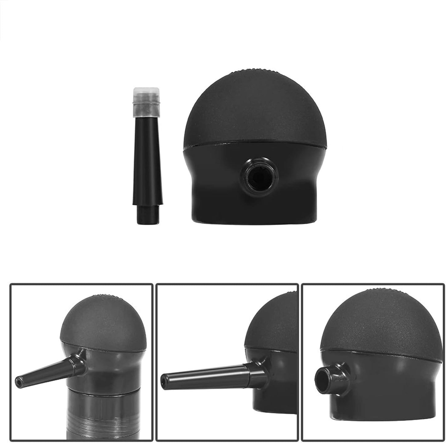 Hair Building Fibers, Hair Fibers Spray, Spray Applicator, for Hair Building Fibers Nozzle Hair Thickening Tools, 2.2 x 2.2 x 2.4 Inch