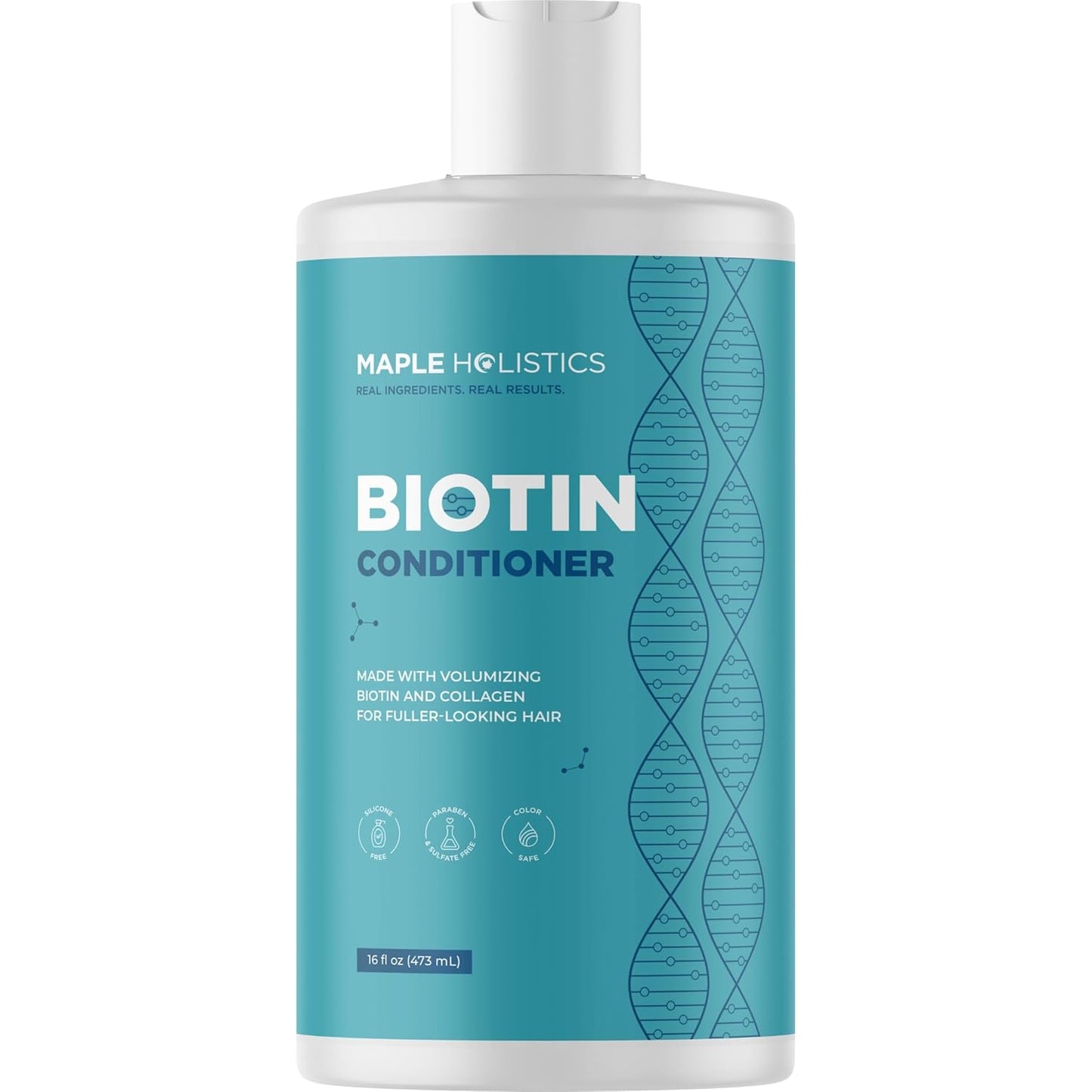 Biotin Conditioner for Thinning Hair - Volumizing Conditioner for Fine Thin & Weak Hair - Sulfate Paraben & Silicone Free with Nourishing Plant Proteins Argan Oil Green Tea & B Vitamins (16 Fl Oz)