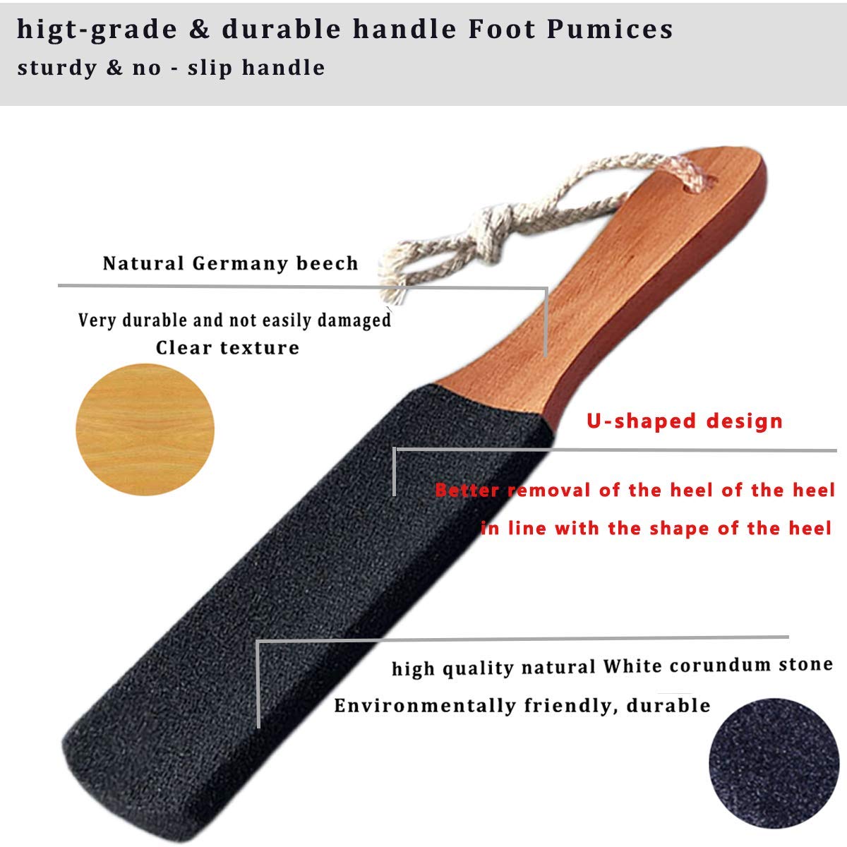 Foot Scrubber Pedicure Foot File Pumice Stone,Professional Pedicure Supplies Callus Remove Cracked Heels,Dead Skin,Corn,Scraper File Foot Care Foot Rasp Massage Brush Tools Kit for Men/Women