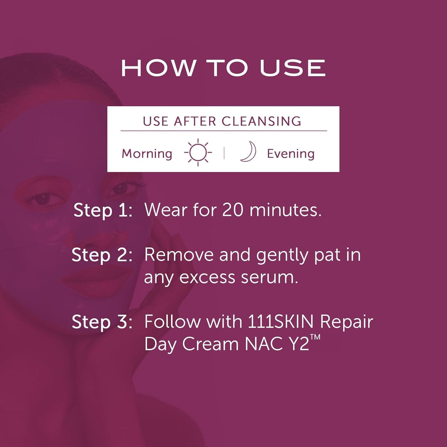 111SKIN Cryo De-Puffing Energy Facial Mask - Fragrance Free - Tighten, De-Puff & Refresh - Peptides & Caffeine - Set of 5 (1 oz each) - Depuffing Face Mask