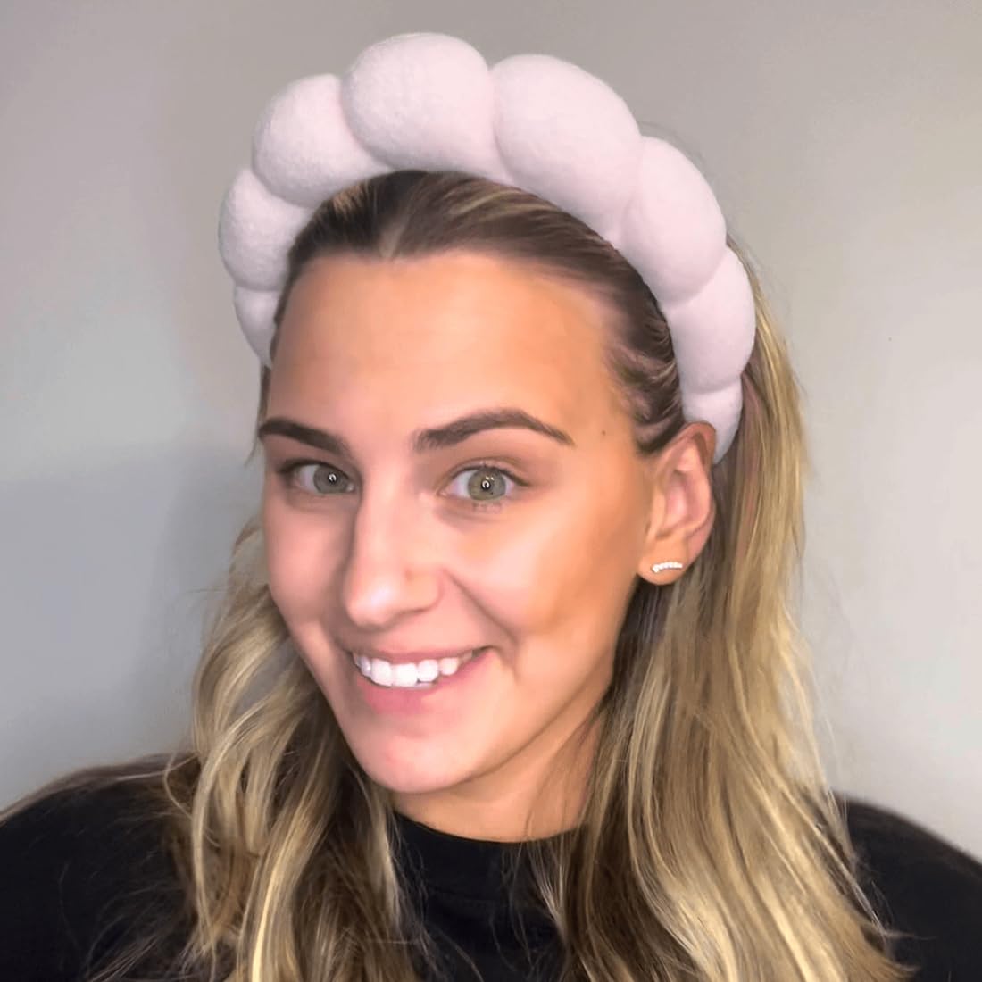 Spa Headband Material, Unique Design, Size, Widely Used, Reminder, Light Pink