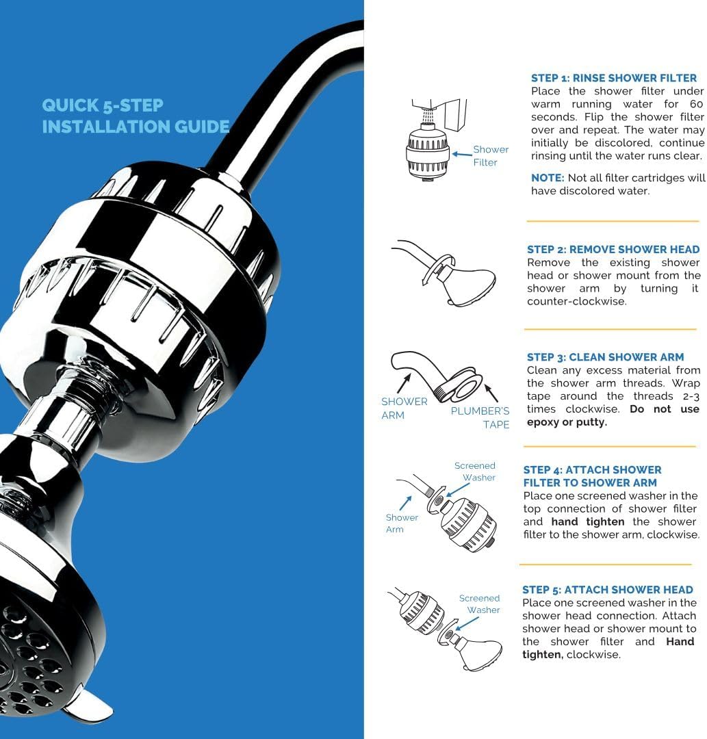 AquaBliss High Output Revitalizing Shower Filter - Reduces Dry Itchy Skin, Dandruff, Eczema, and Dramatically Improves The Condition of Your Skin, Hair and Nails - Oil Rubbed Bronze (SF100-ORB)