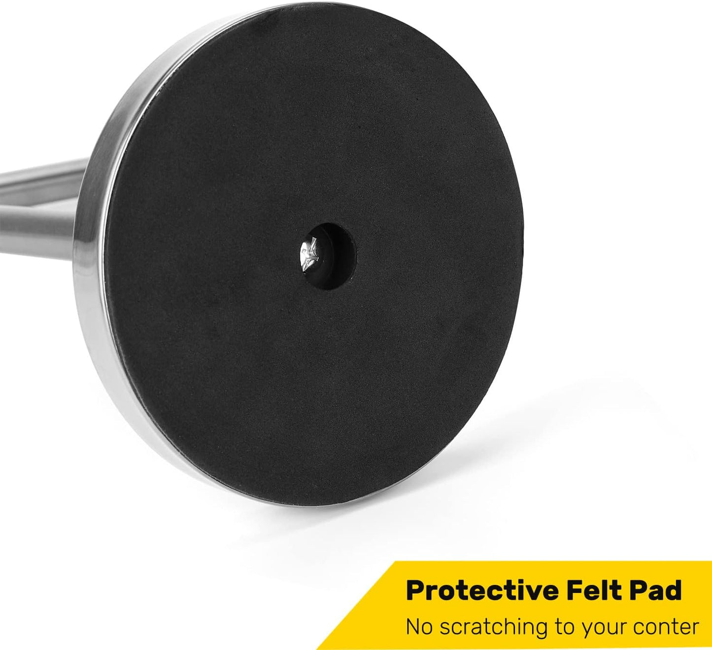 Hand Towel Holder, Hand Towel Rack Stand with Heavy Weighted Base, Countertop Hand Towel Holder Stand for Bathroom，SUS304 Stainless Steel (Silver-Brushed)