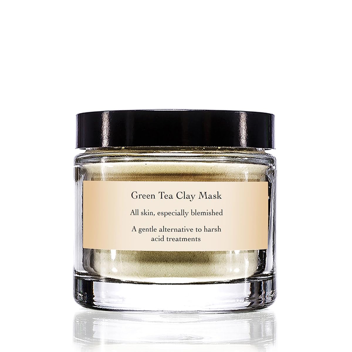 evanhealy Green Tea Clay Mask | Deep-Action Cleansing Mask | Exfoliating, Clarifying & Purifying Mask | Organic Matcha & Montmorillonite Clay for Oily, Normal & Dry Skin