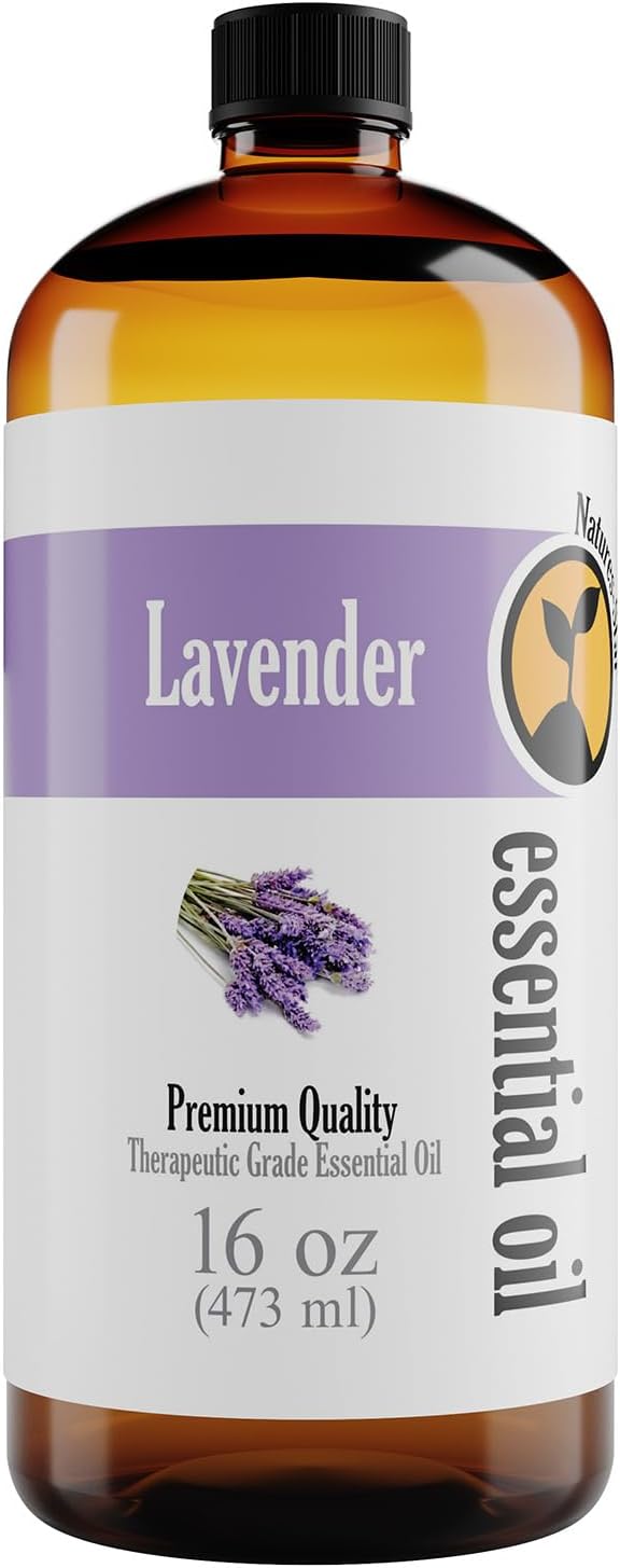 Lavender Essential Oil, 16 Ounce, Therapeutic Grade for Aromatherapy, Candle & Soap Making, Diffusers & Home, Lavender Oil