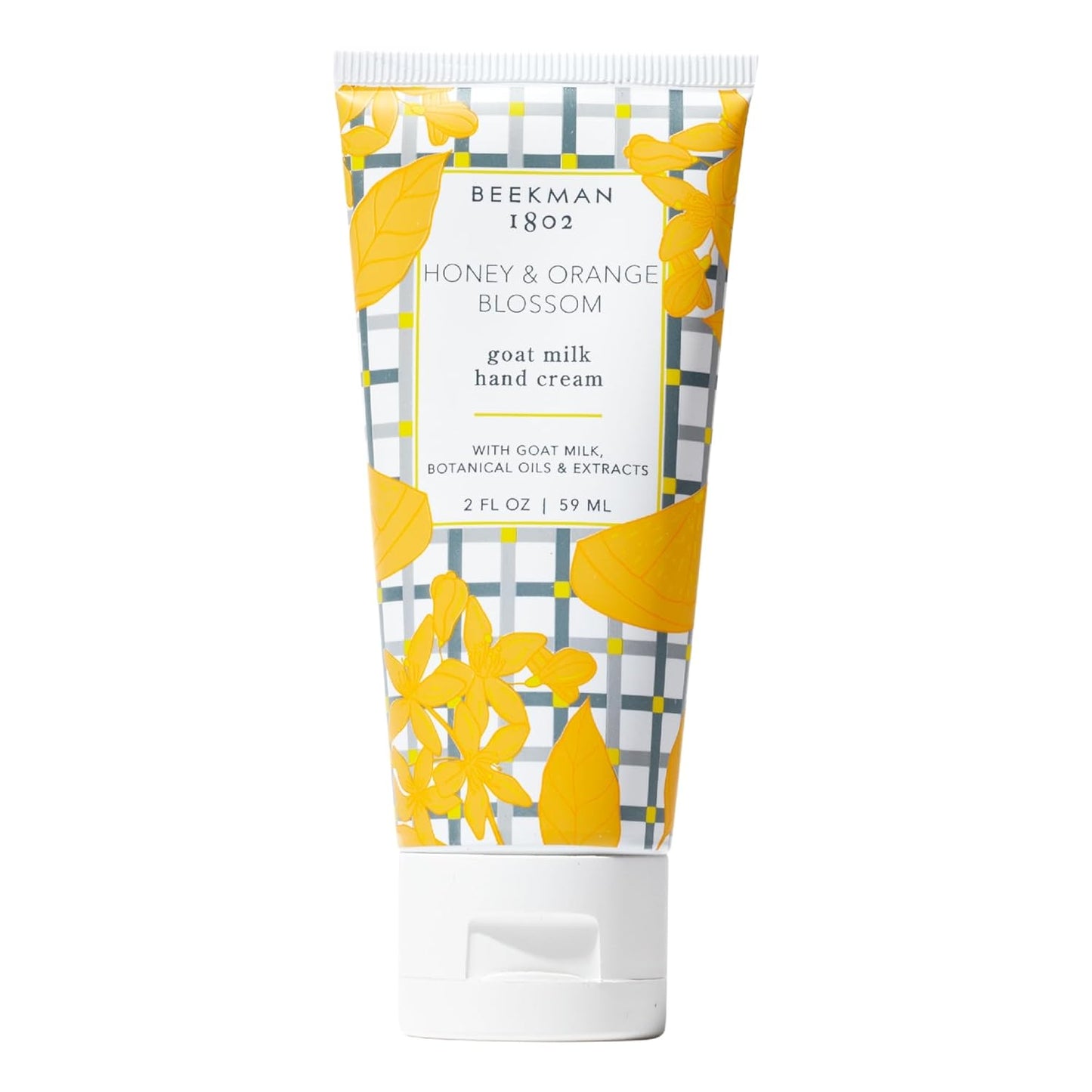 Beekman 1802 Pure Goat Milk Hand Cream, Honey & Orange Blossom - Scented - 2 oz - Moisturizing Lotion for Dry Skin - Anti-Aging Hydration - Good for Sensitive Skin - Cruelty Free - Packaging May Vary