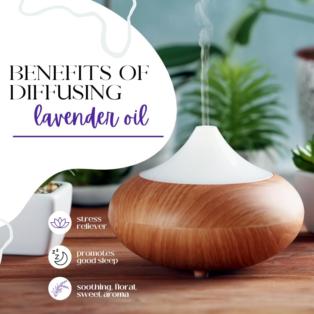 GreenHealth - 16 fl oz - Lavender Essential Oil - 100% Pure Essential Oil - Aluminum Bottle