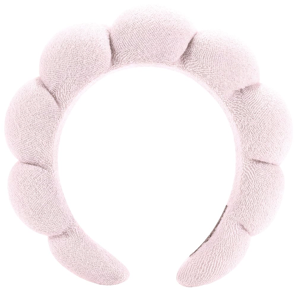 Spa Headband Material, Unique Design, Size, Widely Used, Reminder, Light Pink