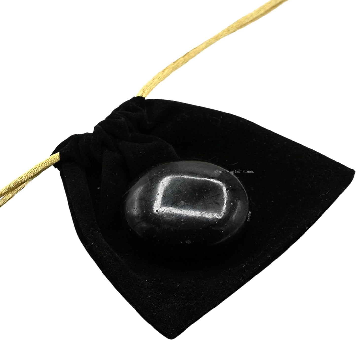 Black Tourmaline Crystals and Healing Stones - Large Palm Stone Crystals Piedra - Crystal for Good Luck, Positive Energy, Meditation - Unique Stocking Stuffers and Birthday Gifts for Women, Men