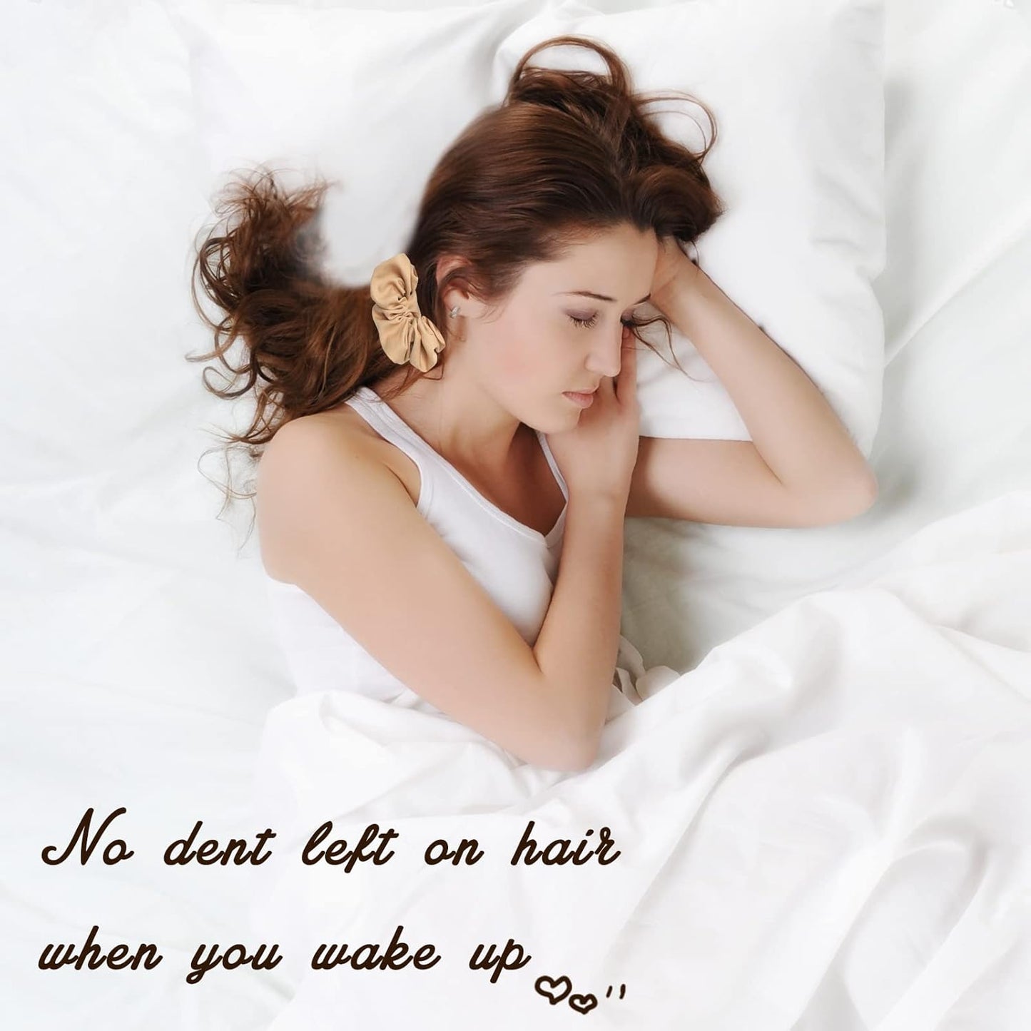 Lolalet Scrunchies for Women, Satin Hair Scrunchies Softer Than Silk Hair Ties for Hair Sleep, Big Scrunchy Ponytail Holder with Elastic Hair Bands for Girls Thick Thin Curly Hair -6 Pack, Style E