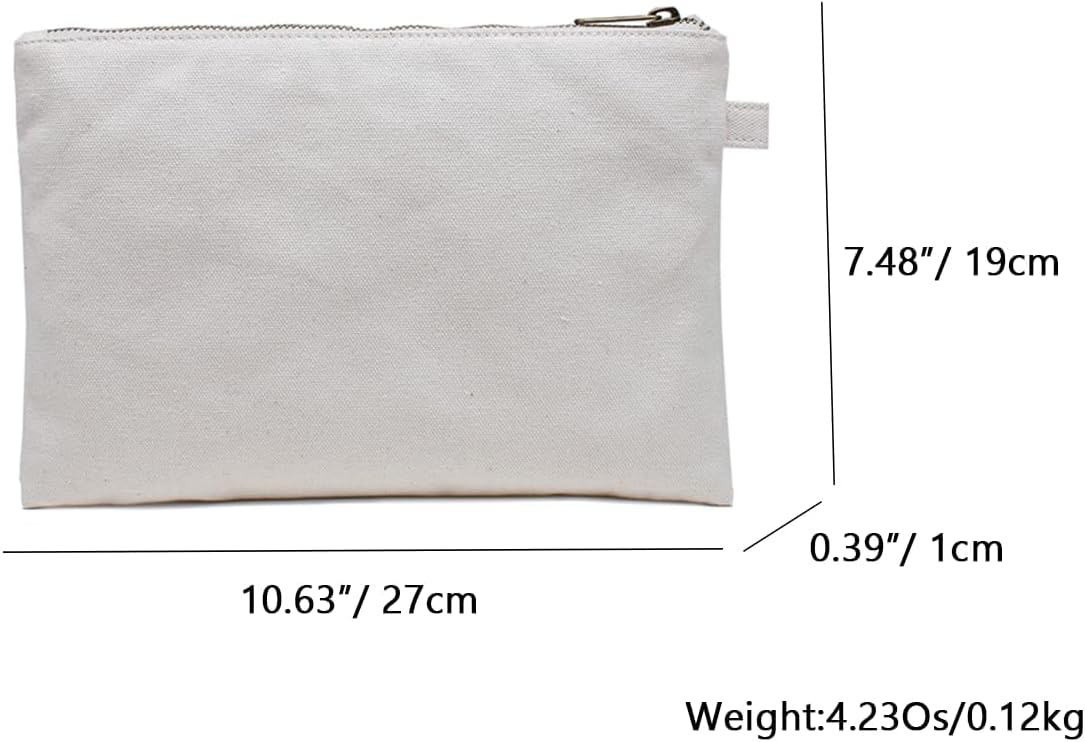 Zipper Pouch Storage Bag Simple and Stylish Women's Cosmetic and Travel Bag (Beige-basic-2)