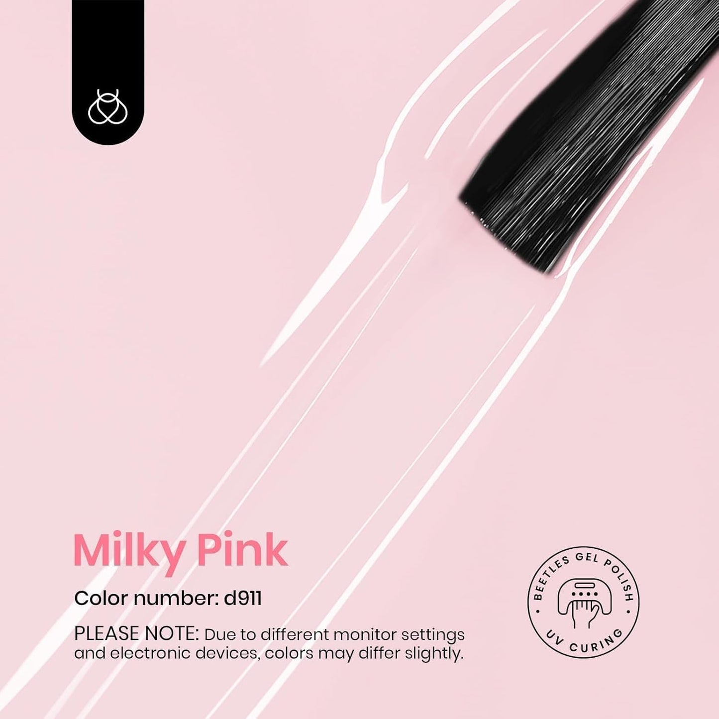 beetles Gel Polish 3 Pcs 15ml No Wipe Gel Top and Base Coat Bubble Bath Gel Polish Soak Off Uv Lamp-Long Lasting Glossy Top Base Gel Milky Pink Gel Nail Polish Jelly Gel Polish Set for Women