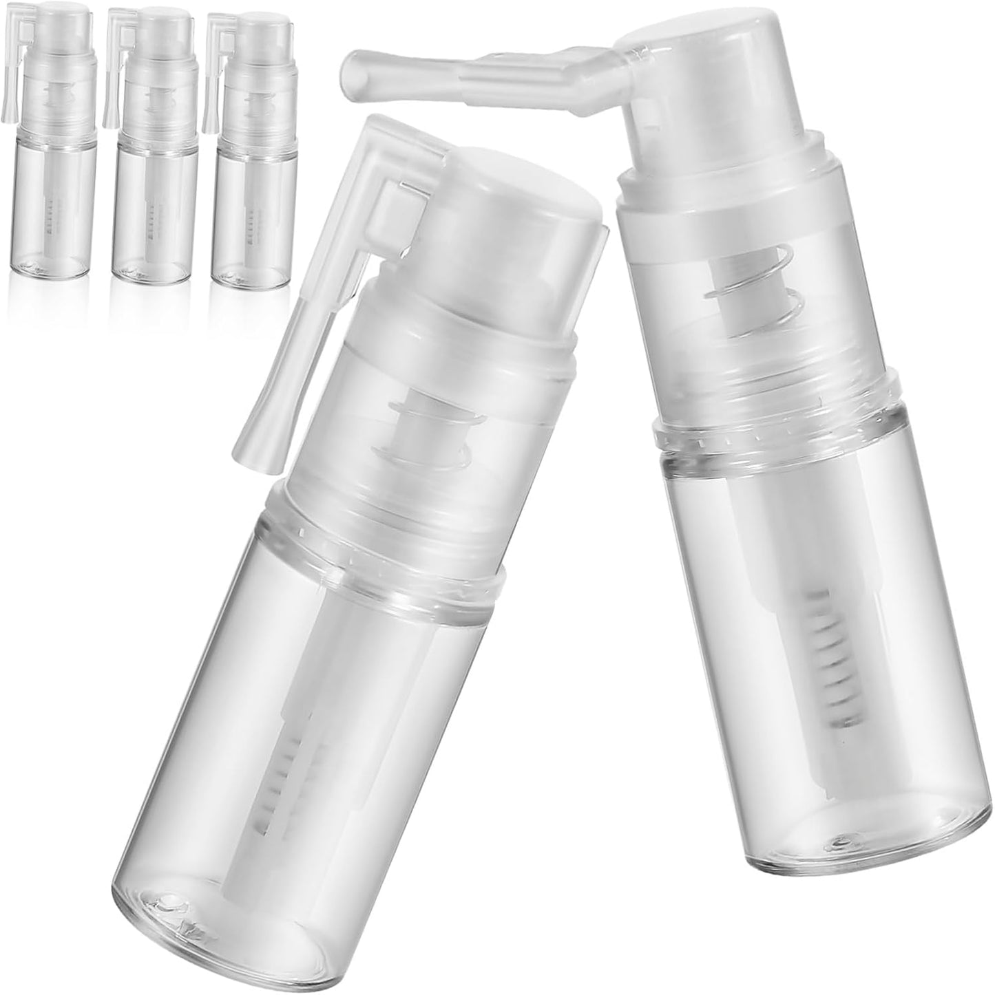 5Pcs Refillable Powder Spray Bottles for Hair Fiber and Cosmetics Precision Applicator with Long Nozzle Versatile Empty Containers for Easy Powder Dispensing