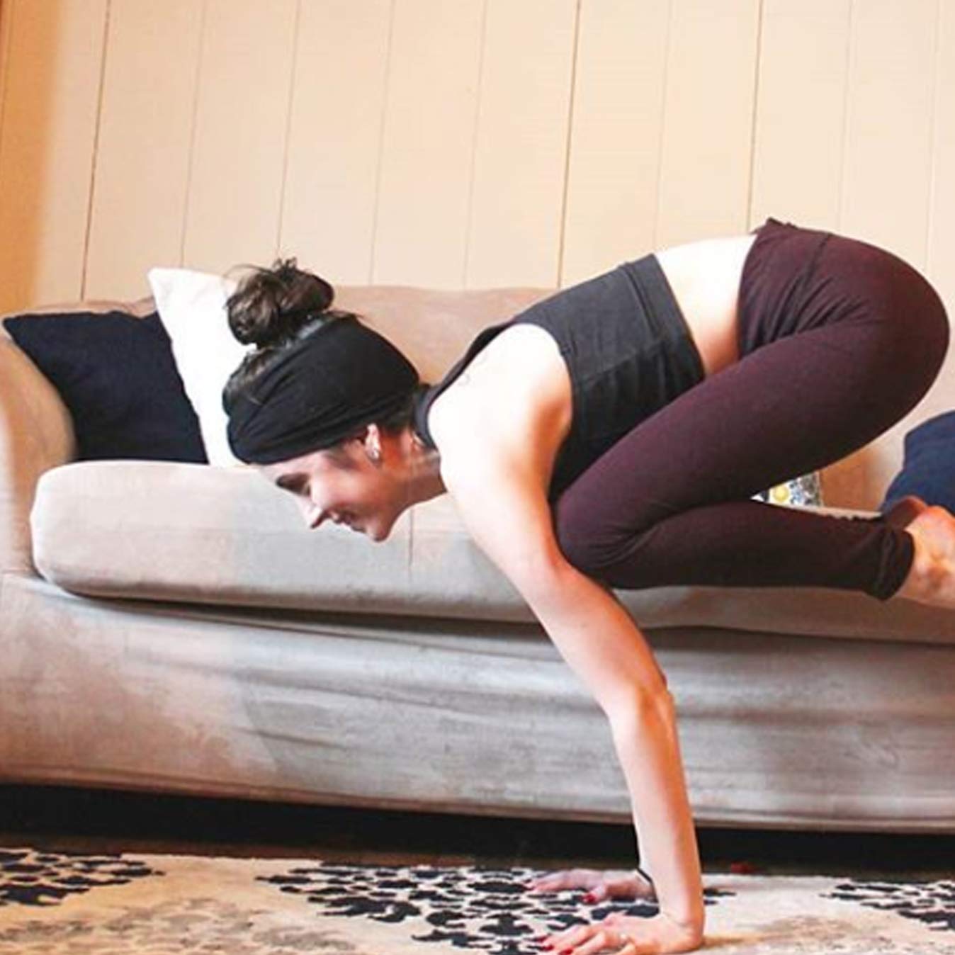 DRESHOW 4 Pack Turban Headbands for Women Wide Vintage Head Wraps Knotted Cute Hair Band Accessories