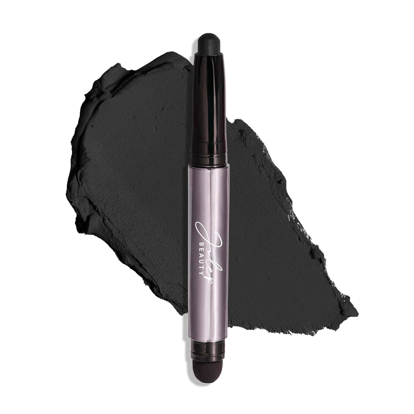 Julep Eyeshadow 101 Cream-to-Powder Waterproof Shadow Stick – Onyx Black Matte – Long-Lasting, Crease-Proof, Smooth Jet-Black Matte Cream Eyeshadow with Built-in Smudger