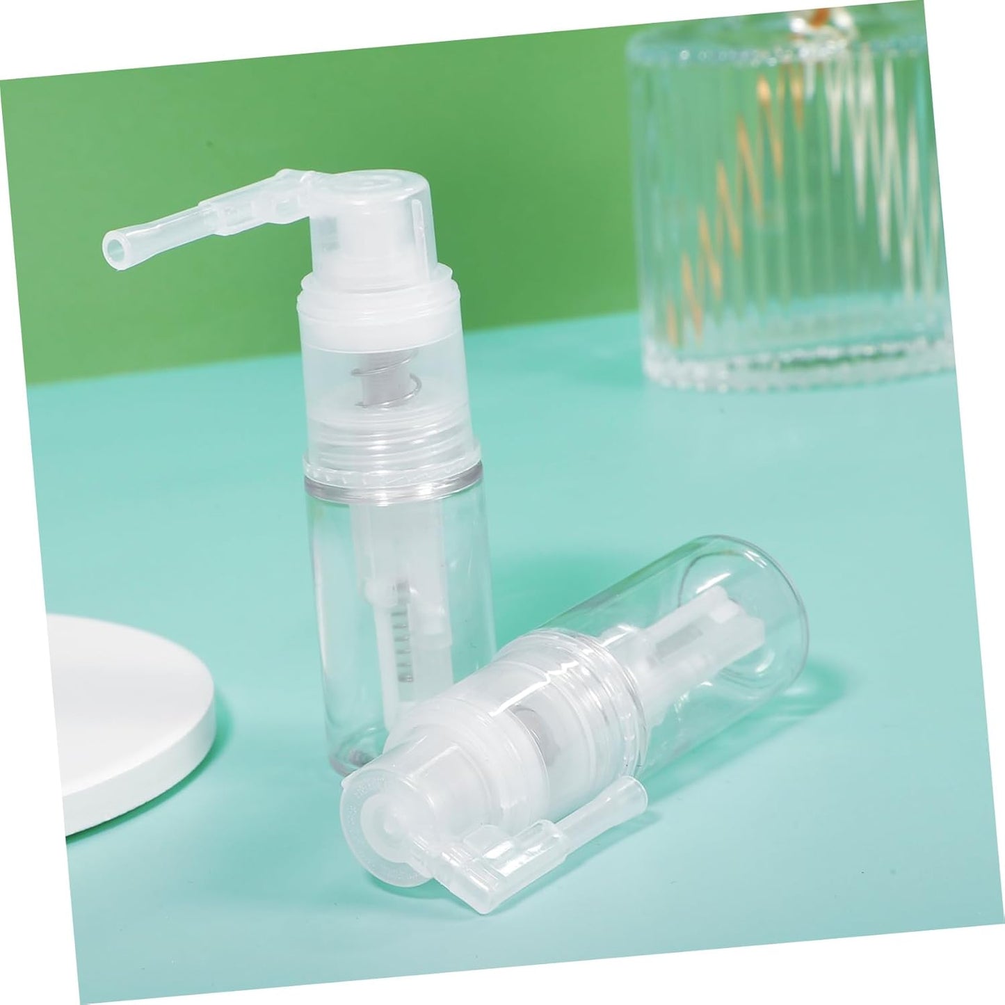 5Pcs Refillable Powder Spray Bottles for Hair Fiber and Cosmetics Precision Applicator with Long Nozzle Versatile Empty Containers for Easy Powder Dispensing