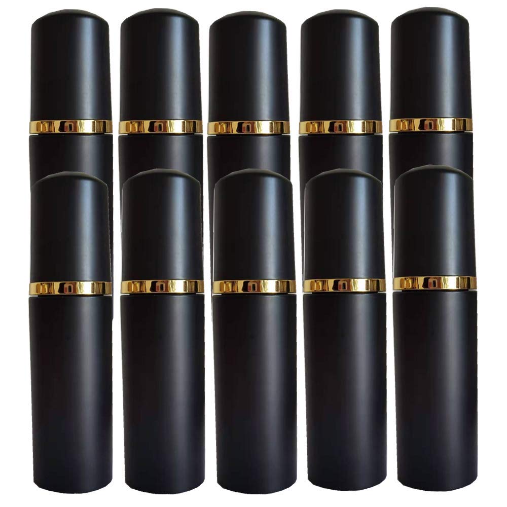 10 Pcs Black Foaming Soap Dispenser Mini Empty Foaming Liquid Soap Pump Bottles 60ml