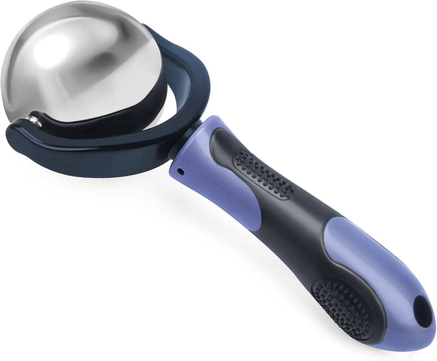 Cold Massage Roller Ball, Cold Therapy Relief, Portable Fitness Ice Roller Ball with Handle, Great Tool for Back/Neck Pain (Blue)