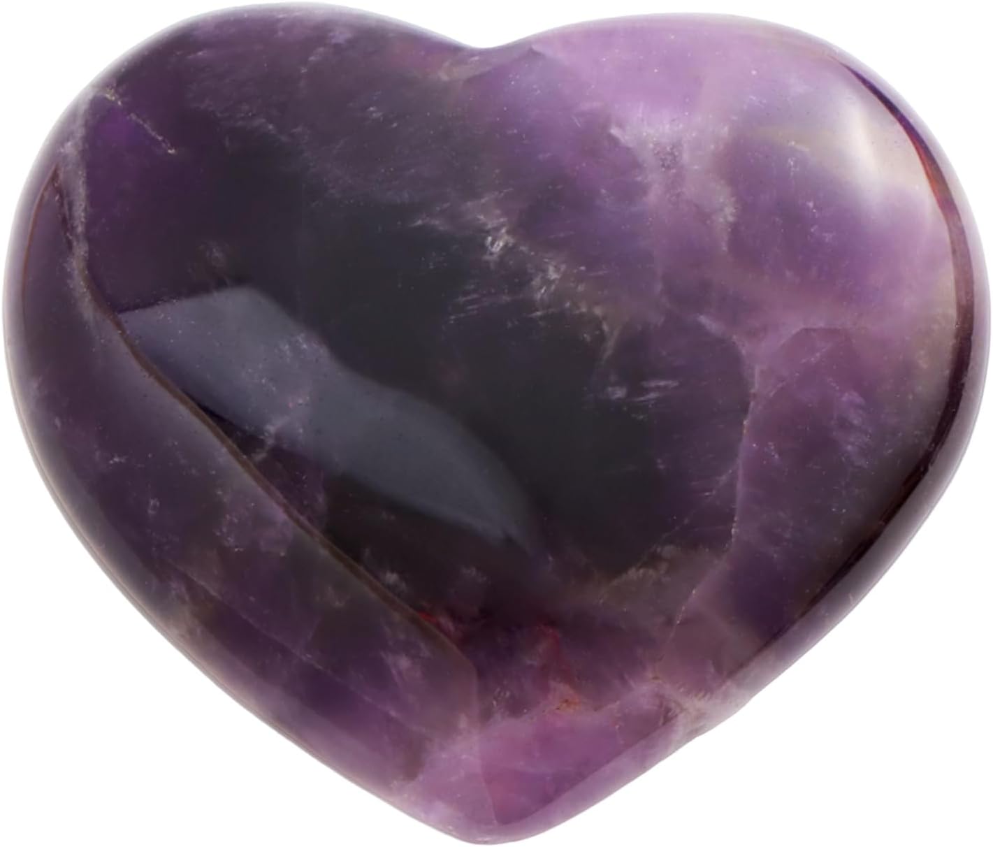 Artistone 2 Inch Amethyst Crystal Heart Healing Crystals Heart Stones Polished Pocket Love Gemstones Chakra Reiki Energy Balancing Meditation Massag Gift