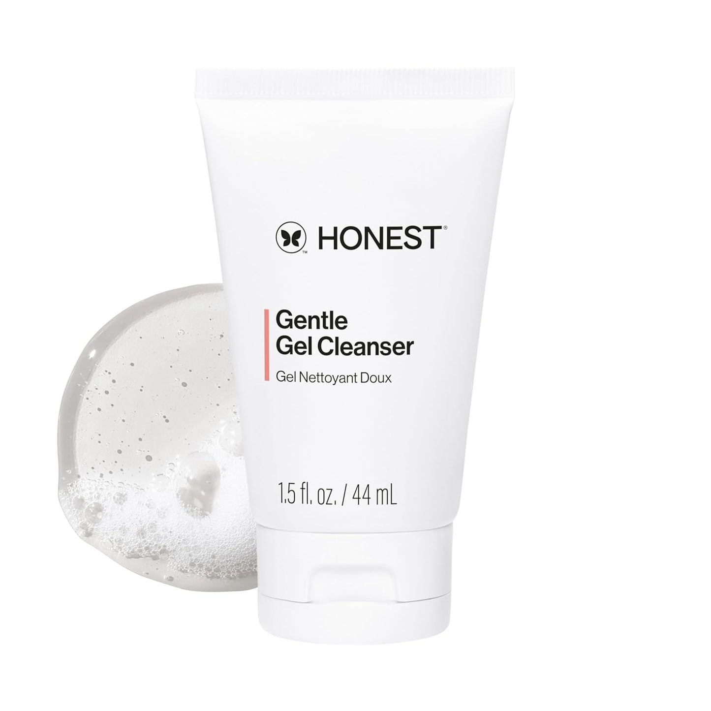 Honest Beauty Mini Gentle Gel Daily Face Cleanser | Calms, Refreshes, + Hydrates | Vegan + Safe for Sensitive Skin | Travel Size, 1.5 fl oz