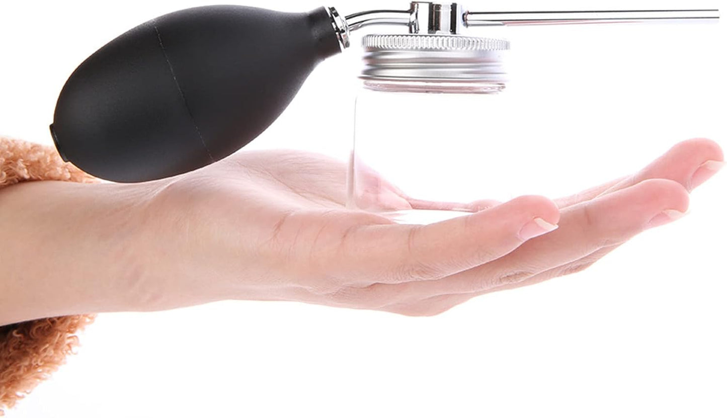 Aethland Powder Spray Bottles, Hair Building Fibers Spray Bottle,Applicator Portable Hairdressing Tools, Refillable Hair Fiber Applicator Salon Hair Styling Supplies