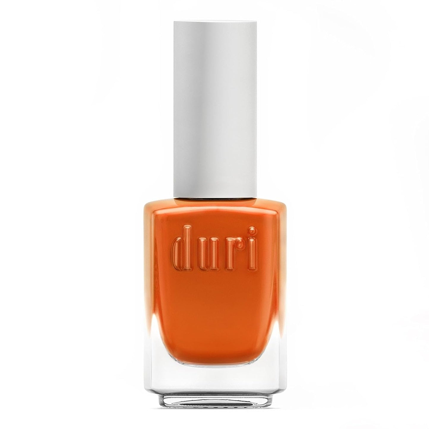 duri Nail Polish, 669 Rio Rager, Stylish Bright Orange Red Shade, Full Coverage, Super Glossy, 0.45 Fl Oz