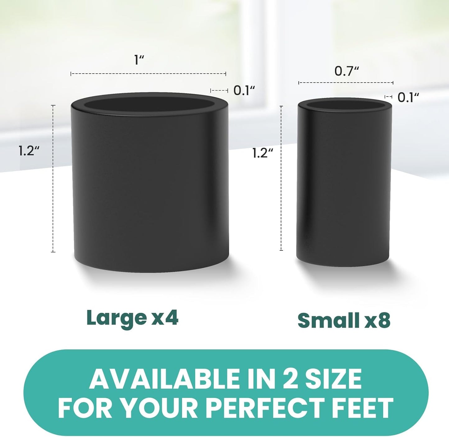 Welnove Toe Protectors – FSA/HSA Eligible 12-Pack Silicone Toe Sleeve Toe Covers for Hammer Toes, Corns, Calluses, Blisters – Soft Gel Protector Toe Cushions for Pain Relief (Multi-Size)