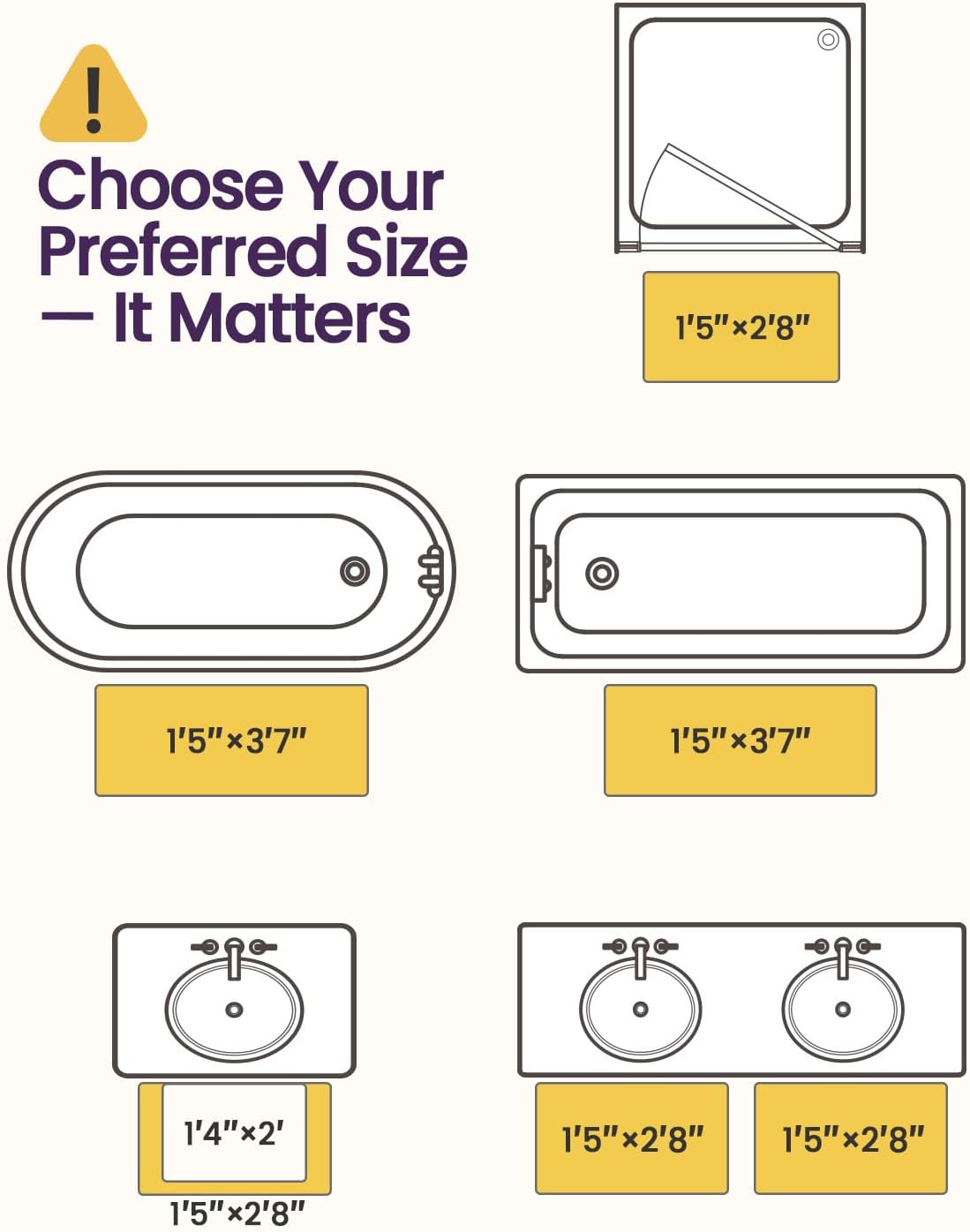 DEXI Bathroom Mat Ultra Thin, Non Slip Bath Rug for Shower Floor, Absorbent Quick Dry Marble Bathmats Low Profile, 17x32, Blue