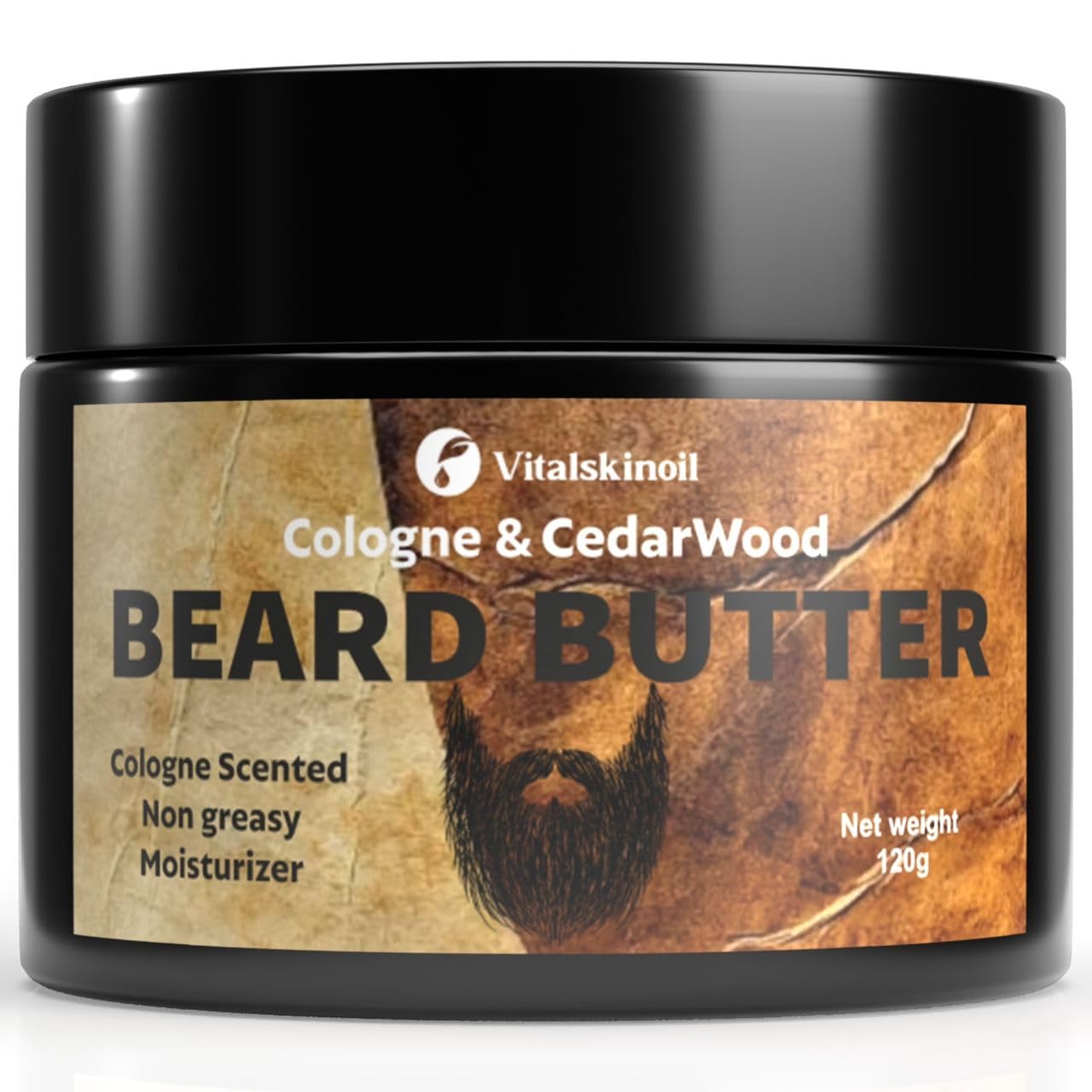Beard Butter for Men Cologne and CedarWood Scented Conditioning Moisturiser