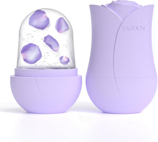 Silicone Ice Mold Facial Rollers, Care Tools Massager for Face, Eyes, Neck, Relieve Fine Lines and Wrinkles, Beauty Ice Roller Skin Care Tools Gifts for women Gift