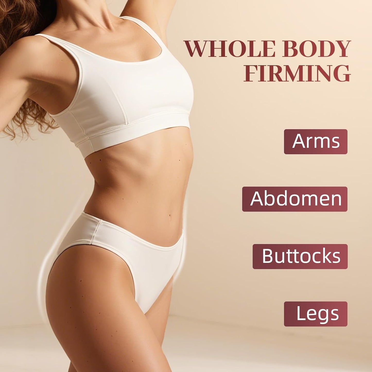 Luxury Body Firming Oil, Natural Plant Oils with Cactus Extract and Camellia Oil, Firms All Over Skin, Deeply Moisturizes, Body Oil for Women, 4.06 fl oz