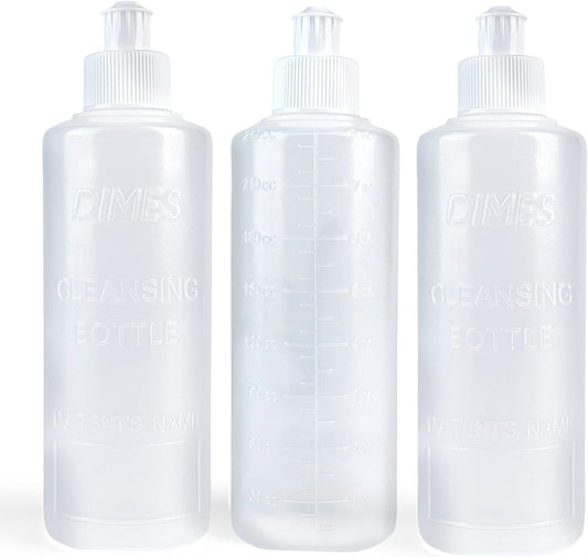 DIMES Peri Bottle for Postpartum Care [3-Pack] – 8 oz Perineal Squirt Bottle – Postpartum Essentials for New Moms – Easy to use Portable Bidet for women