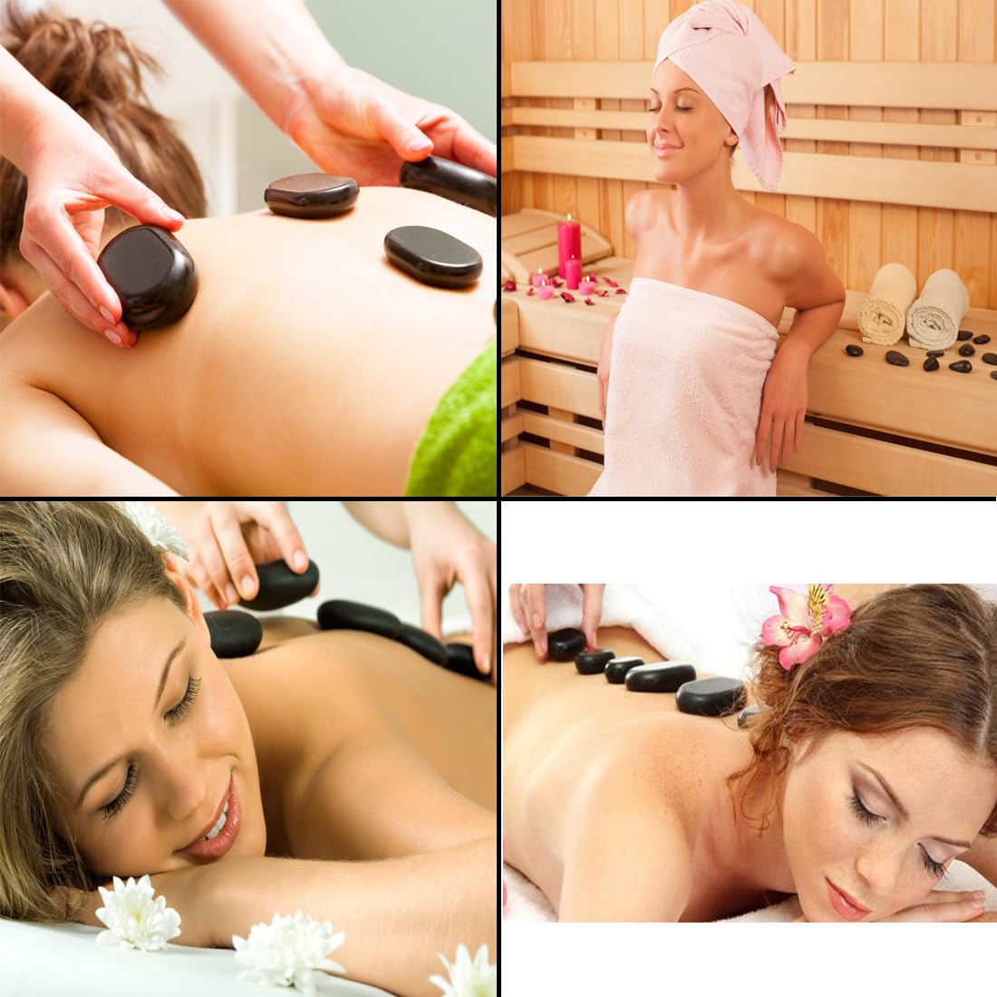 Massage Stones Warmer Hot Stone Heater - 6 Quart Adjustable Temperature Control Heating Device (6Q)