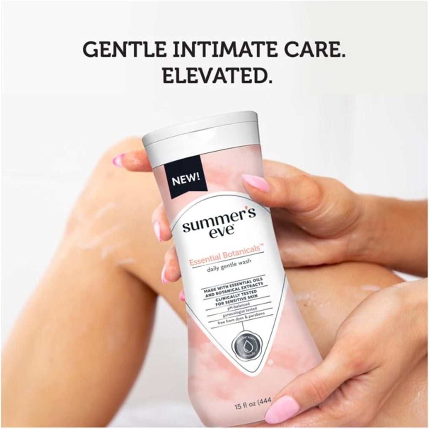 Summer's Eve Essential Botanicals Feminine Wash, Essential Oils and Botanical Extracts, 15 oz