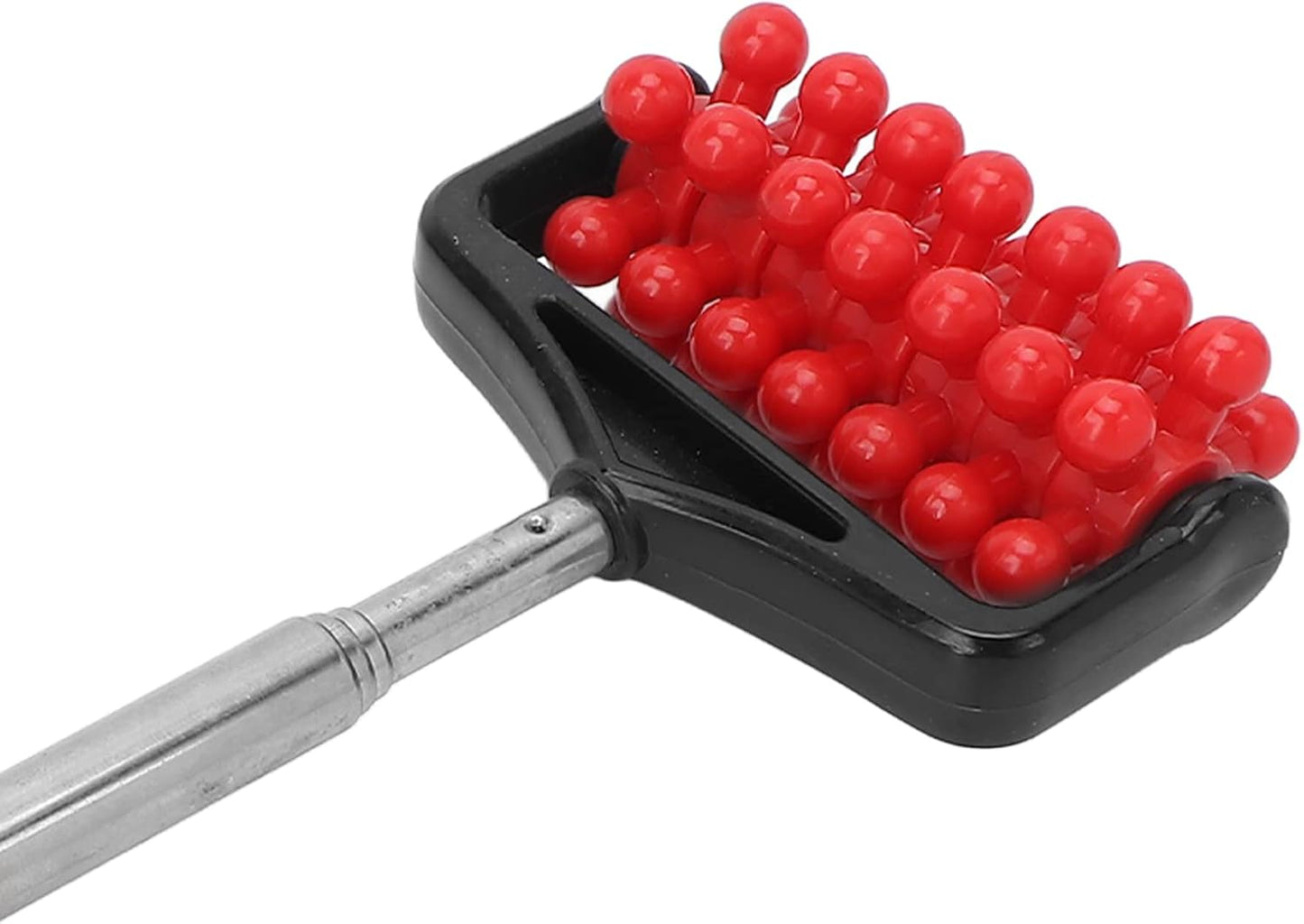 ZJchao Back Scratchers, Telescopic Massagers, Adjustable Muscle Roller for Back, Head, Arm - Portable Extendable Backscratchers for Men Women (Red)