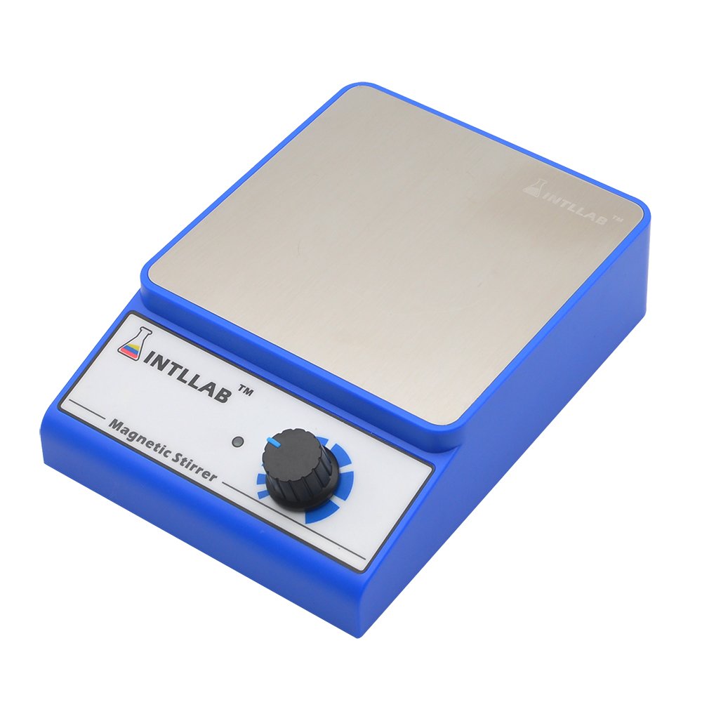 Magnetic Stirrer Stainless Steel Magnetic Mixer with stir bar (No Heating) Max Stirring Capacity: 3000ml