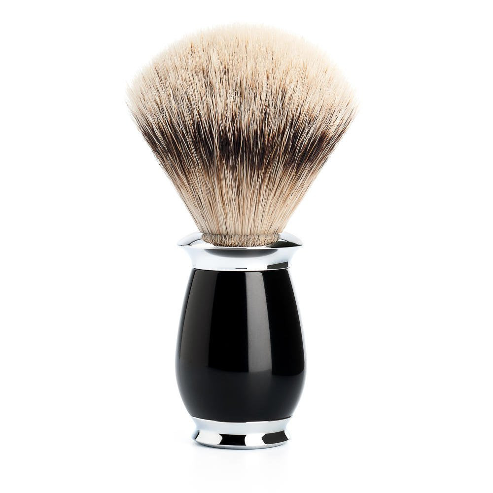 MÜHLE Purist Karelian Masur Birch Silvertip Badger Shaving Brush