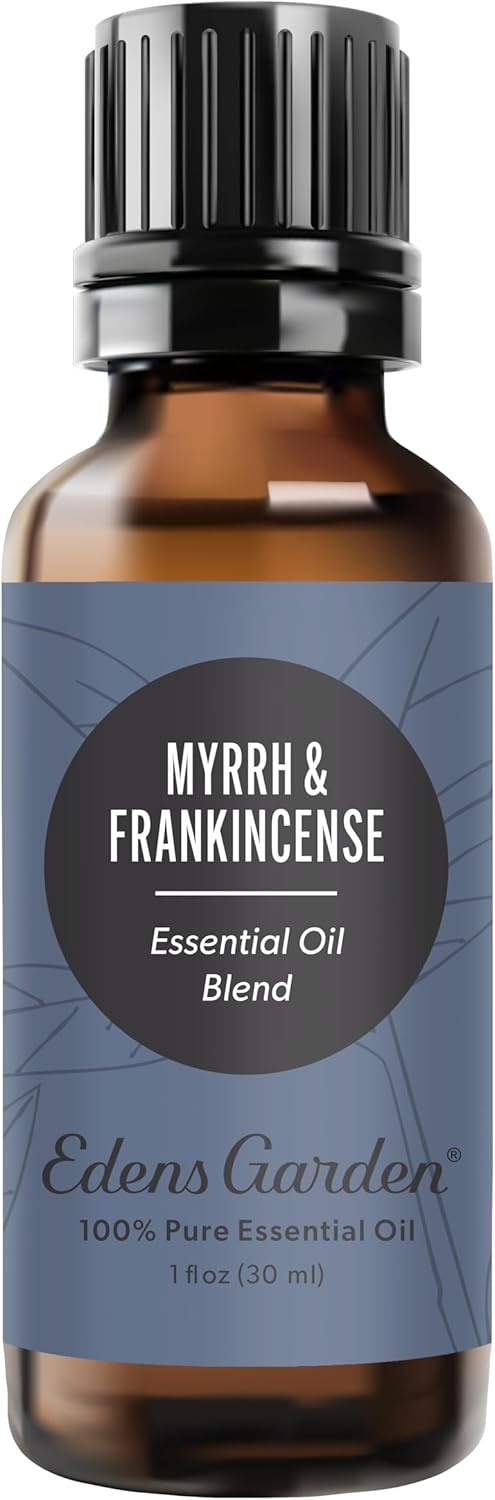 Edens Garden Myrrh & Frankincense Essential Oil Blend- 100% Pure Premium Grade, Undiluted, Natural, Therapeutic, Aromatherapy, The Best for Skin, Face, Kid Safe 30 ml (1 fl oz)
