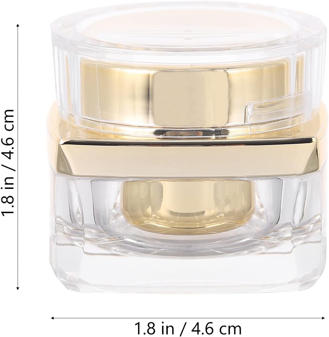 Beaupretty 1pc Cream Dispenser Bottle Leak Skincare Container for Travel for Lotions Balms and Powders Compact and Stackable Design