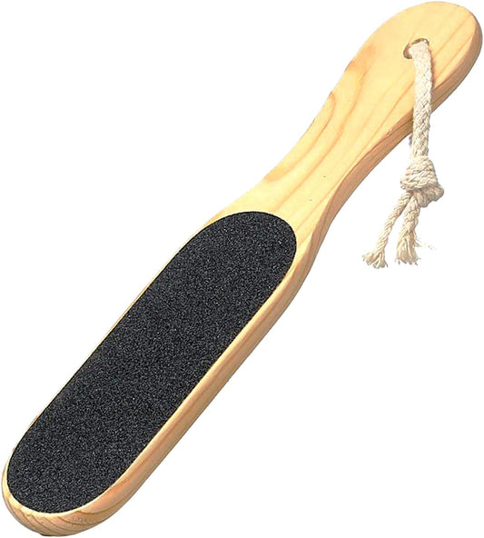 Foot rasp Foot File and Callus Remover. Best Foot Care Pedicure Surface Tool to Remove Hard Skin. Can be Used on Both Wet and Dry feet,Wood Foot File