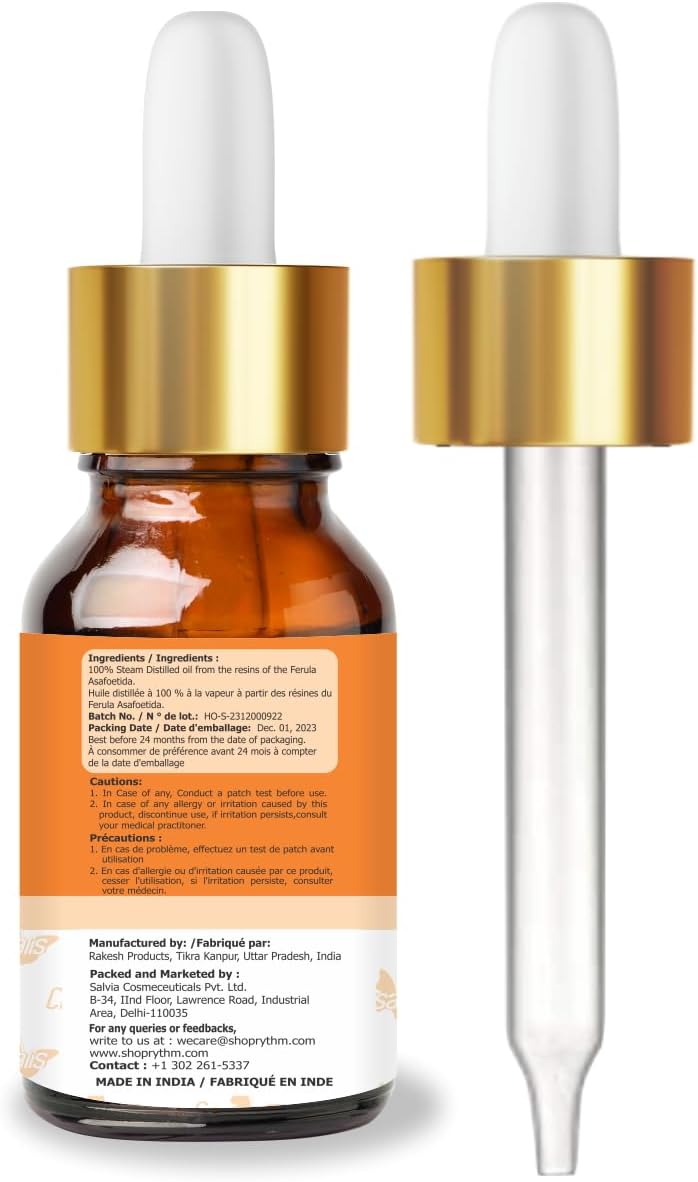 Crysalis Hing (Ferula assa- foetida) Oil - 1.01 Fl Oz (30ml)