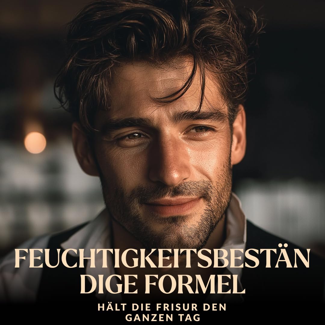 Sea Salt Spray for Men - Salt Water Texture & Volume Spray for Men’s Beach Waves & Curls with Heat Protection 200 ml - Made in Germany (6.76 Fl Oz, Medium Hold (Pack of 1))