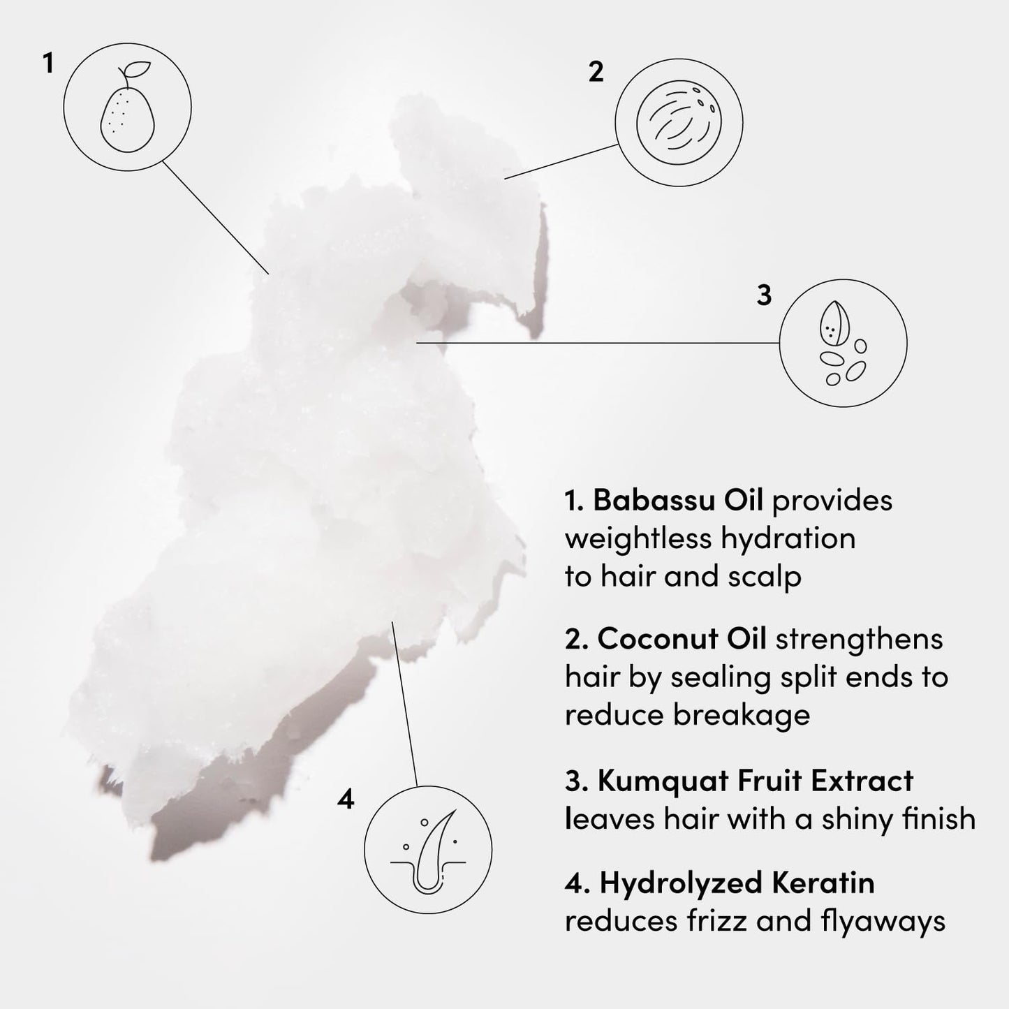 OUAI Medium Hair Shampoo and Conditioner Set - Sulfate-Free Shampoo and Conditioner for Women & Men - Made with Keratin, Shea Butter & Avocado Oil - Free of Parabens & Phthalates (10 Fl Oz)