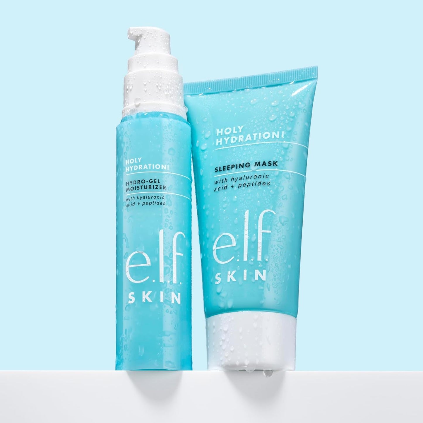 e.l.f. SKIN Holy Hydration! Sleeping Mask, Moisturizing & Plumping Dual-Use Sleep Or Rinse-Off Face Mask, Soothes Skin With A Creamy Formula