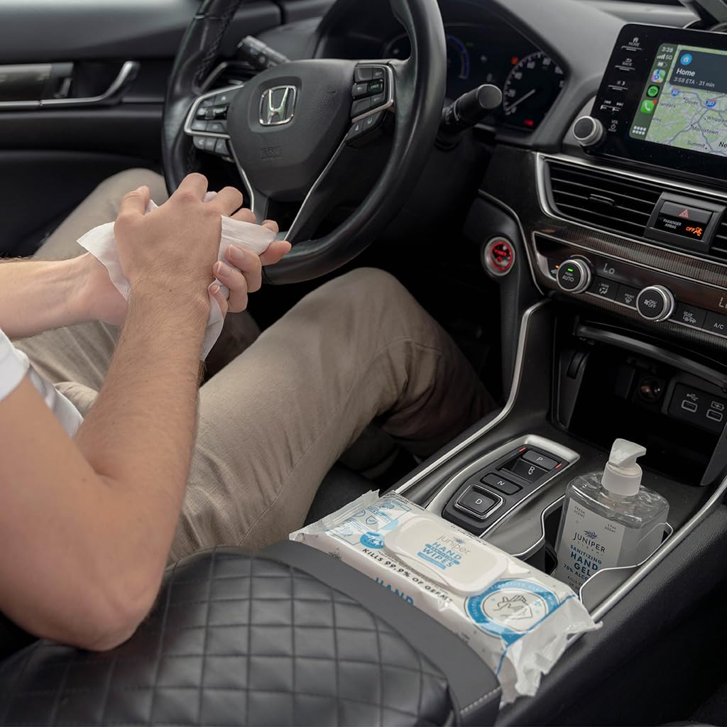 24 Pack Hand Sanitizing Wipes, 1728 Count Disposable Hand Sanitizer Wipes, Fresh Scent, Lint Free & Durable